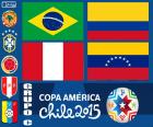 Группа C 2015 года Чили Америки Копа, образованный Бразилии, Колумбии, Перу и Венесуэла